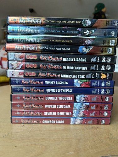 Inuyasha anime dvd disc lot - 13,