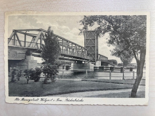 Postkarte gruss aus wolgast - gruss,
