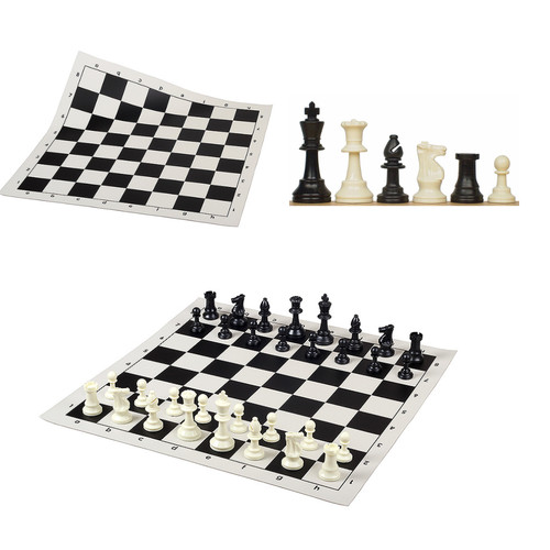 Turnier schachset schwarz - turnier,