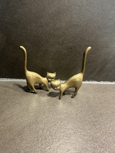 Kleine messing katze - messing,