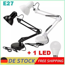 Schreibtischlampe Gelenkarm Leselampe Arbeitsplatzleuchte Lampe mit Gelenk