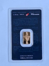 1/10 Unze (3,11g) Goldbarren SD Bullion X Heraeus Motivbarren Cross and Flag