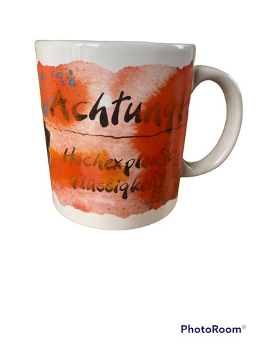 Diddl becher achtung - becher, "achtung