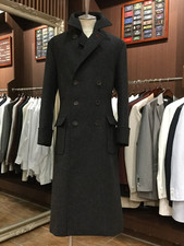 Warmer schwarzer Herren langer