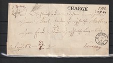 alter Charge-Brief ab Gotha