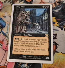 MTG Rag Man ?? ? Nm Sixth 6th  Edition 1999 Magic Discard Deck Card OG Card