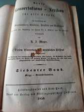 Meyers Konversationslexikon, 7. Band 1858