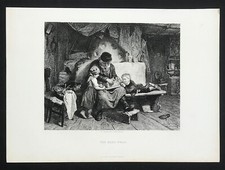 Vogelfalle Kinder schauen auf