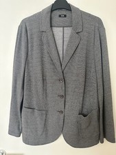 lässiger, Sweatblazer, blaugrau,  Gerry Weber, 46