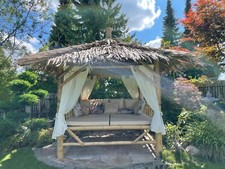 Bambus Sala I Bambus Pavillon I Bambus Haus I Garten Liege I Pool Liege Möbel