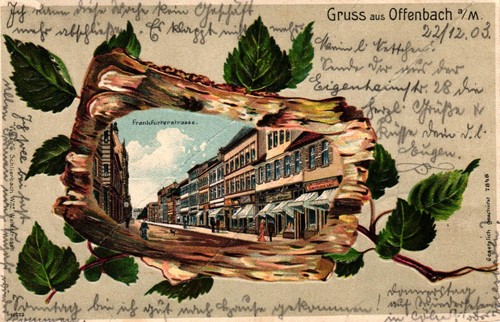 Offenbach main farb - offenbach, farb-litho