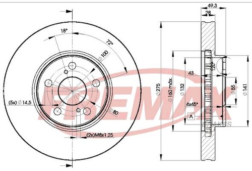 Bremsscheiben für toyota - bremsscheiben,