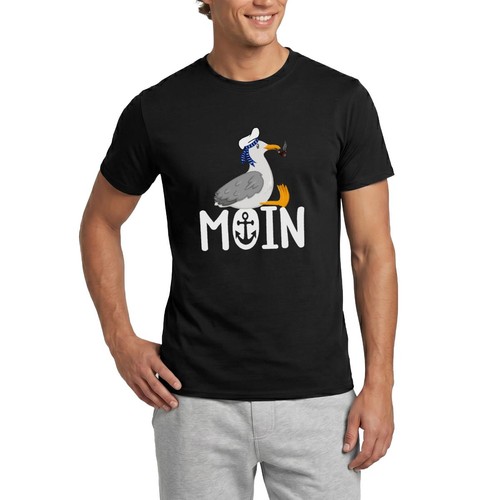 Moin möwe mit matrosenhut - matrosenhut, &