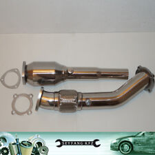 Edelstahl Downpipe 76mm + 200 Zellen Kat 1,8T K03 Audi TT A3