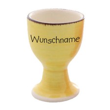 Eierbecher Keramik Bunt Gelb