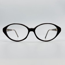 Pol Gaspard Brille Damen oval braun Echt Holz Vollholz Vintage Mod. 101.106 NEU