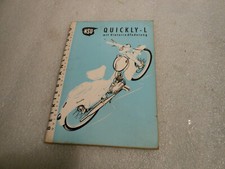 Original NSU Quickly Betriebsanleitung  Bedienung N,S,L  Heft Broschüre Oldtimer