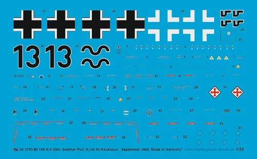 Peddinghaus decals 3753 - peddinghaus-decals, 1/32