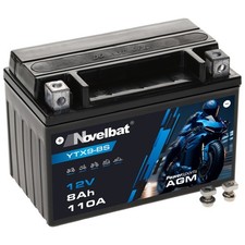 AGM Motorradbatterie YTX9-BS