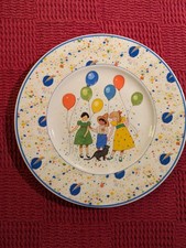 Teller UNICEF Porzellan Kinder Heinrich Villeroy Wandteller Sammelteller 22cm