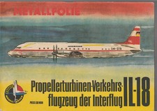 Kranich Modellbogen DDR IL 18