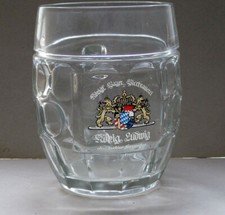 Bier Glas Henkel Krug König Ludwig Kaltenberg 0,5 l alt selten