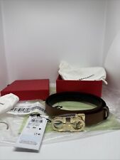 FERRAGAMO Gürtel Reversable and adjustable gancini belt Size 80