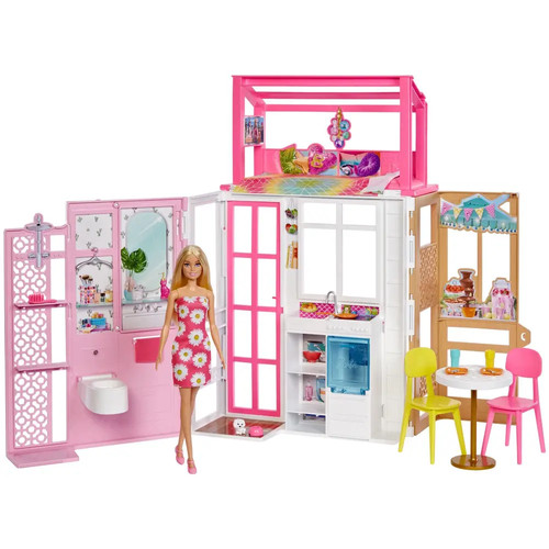 Barbie haus und puppe - barbie,