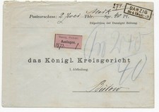 Danzig portomarken 1875 an - 1875,