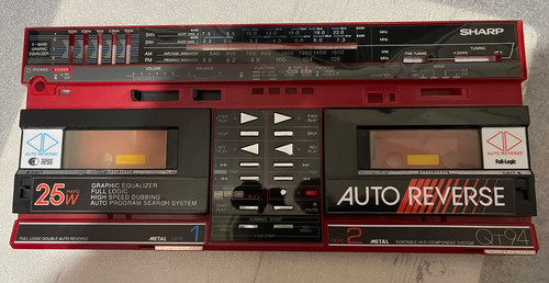Vintage boombox sharp - vintage,
