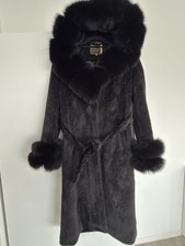 Damen Mantel Alkantara Und