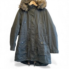 Fat Face Damen Parka olivgrün