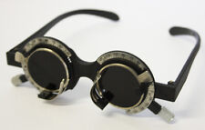 Steampunk Brille ohne Funktion nur Deko Rotfilter dunkel