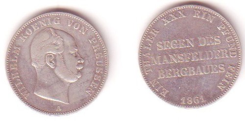 Taler silber münze preussen - silber,