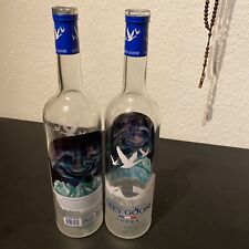 Desinfizierte 2x Grey Goose 1,5L Leer Flasche Lampe EMPTY Bottle Northern Light