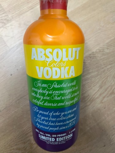 Absolut colors vodka 5 - vodka, l