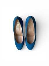 Absatzschuhe) Blau–