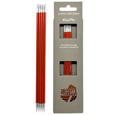 Lana Grossa Knit Pro ZING Strumpfstricknadeln Nadelspiel Aluminium Rainbow