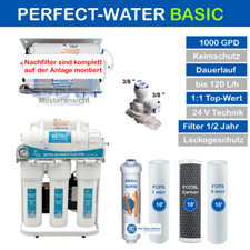Osmoseanlage Umkehrosmoseanlage 1000 GPD RETC Ultimate PLUS PRO direct flow