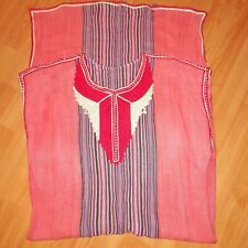 Orientalisches Strandkleid Maxikleid Kaftan rot bunt goldfarbene Stickerei S M