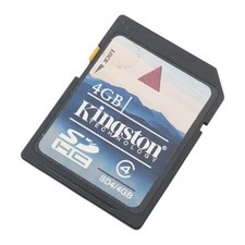 Kingston 4GB SD HC Karte Speicherkarte memory card class 4