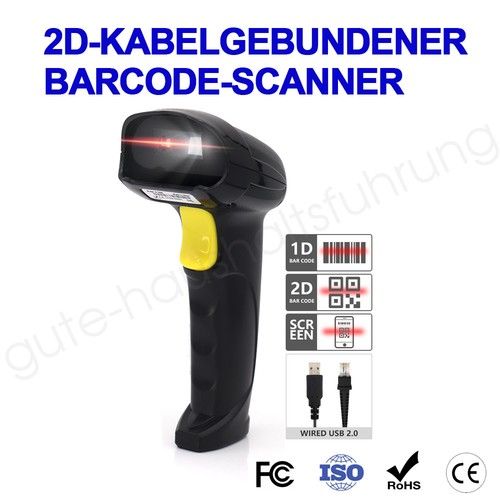 Handheld usb barcode - usb, 2d