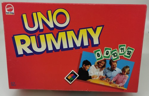 Uno rummy mattel - rummy, 1993