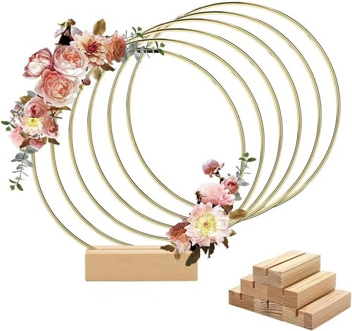 Goldene metallringe 25cm - goldene,