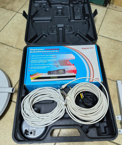 Camping satelliten empfangs - satelliten,