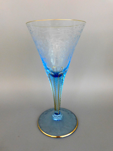Moser maharani weinglas - maharani, blau