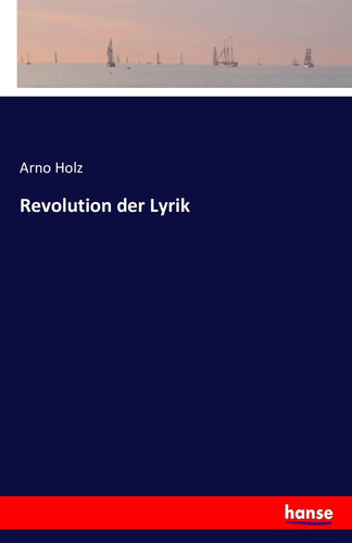 Arno holz revolution der - arno,