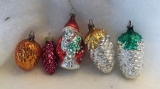Alter Weihnachtsschmuck Christbaumschmuck 5 Ornamente 309