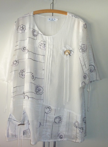 Weiße bluse mit - weiße,