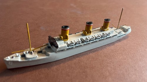 Altes metall schiff miniatur - altes,